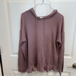 Tresics Dusty Rose Hooded Top size Large